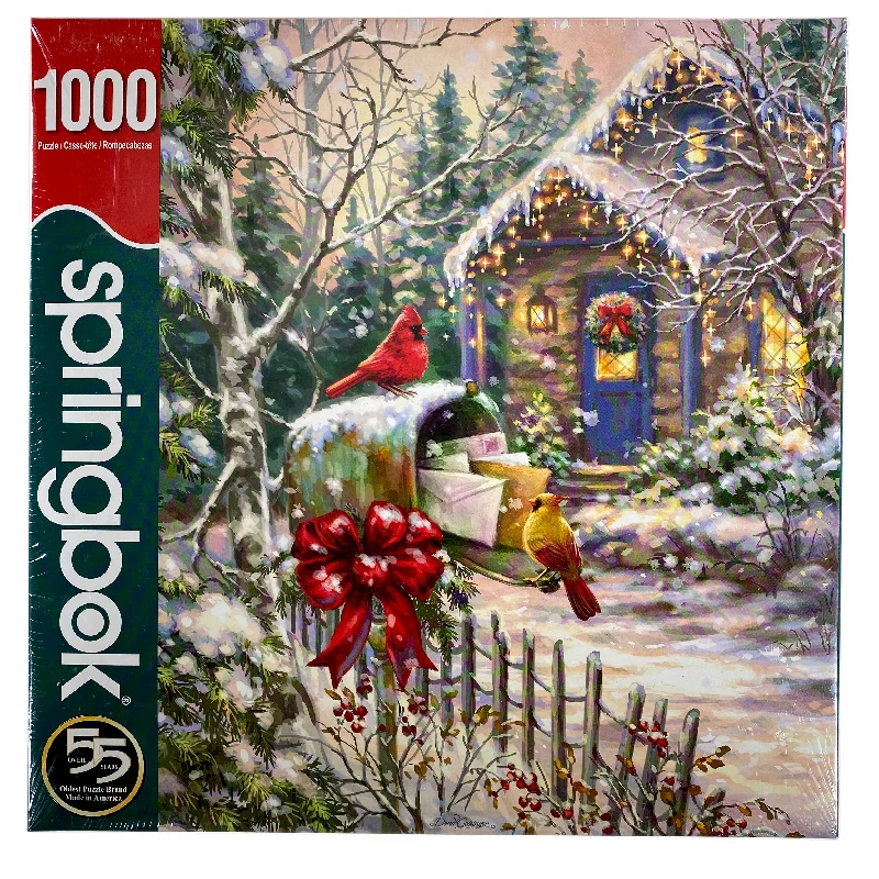 Multi-level puzzles Cardinal Cottage 1000 Piece Puzzle