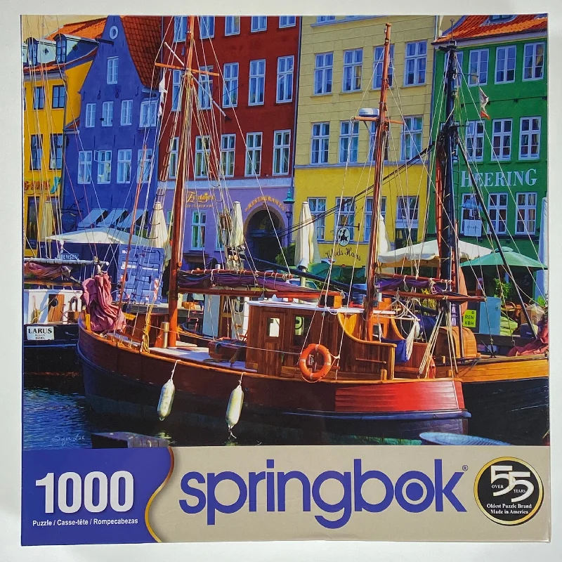 Thought-provoking puzzles Copenhagen Waterfront 1000 Piece Puzzle