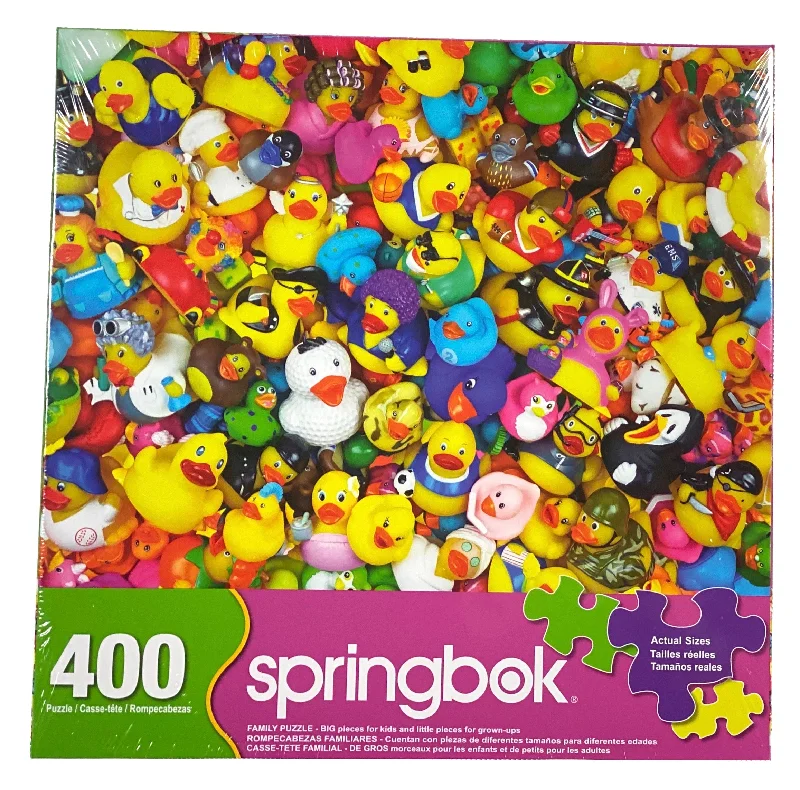 Multi-level puzzles Funny Duckies 400 Piece Family Puzzle
