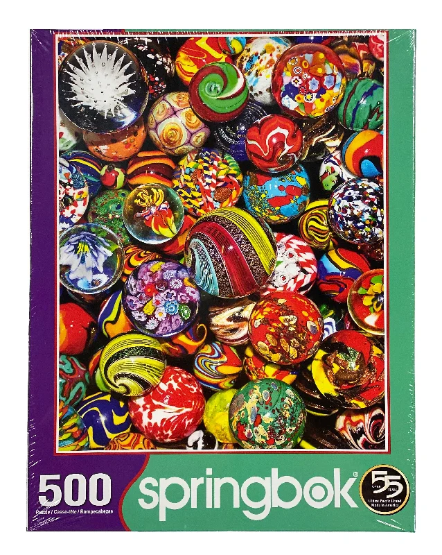 Thought-provoking puzzles Marble Madness 500 piece puzzle