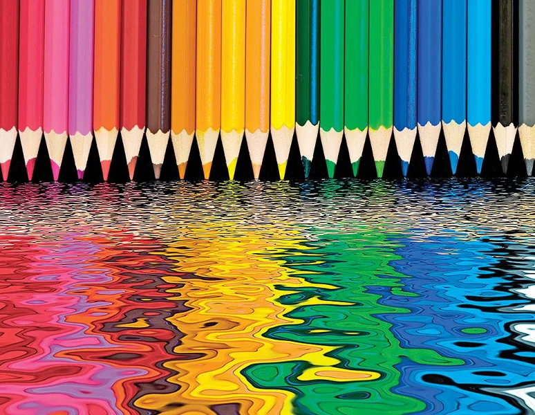 Thought-provoking puzzles Pencil Pushers 500 Piece Puzzle