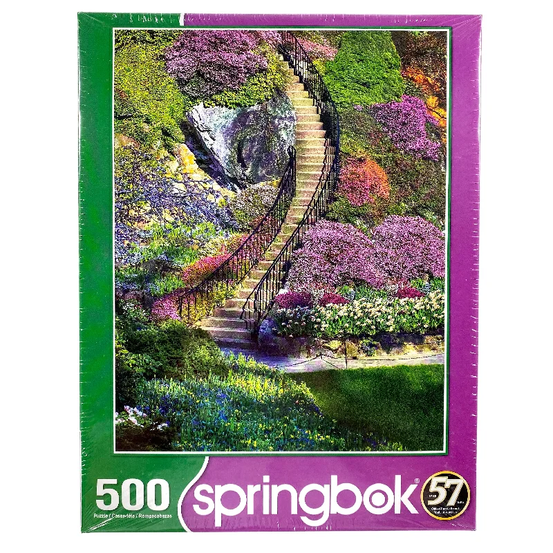 Entertaining games The Garden Stairway 500 Piece Puzzle