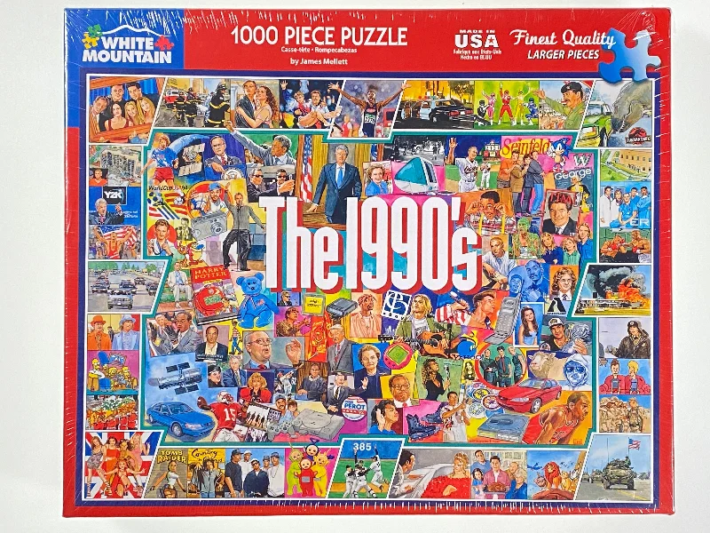 Challenging puzzles The Nineties 1000 piece puzzle