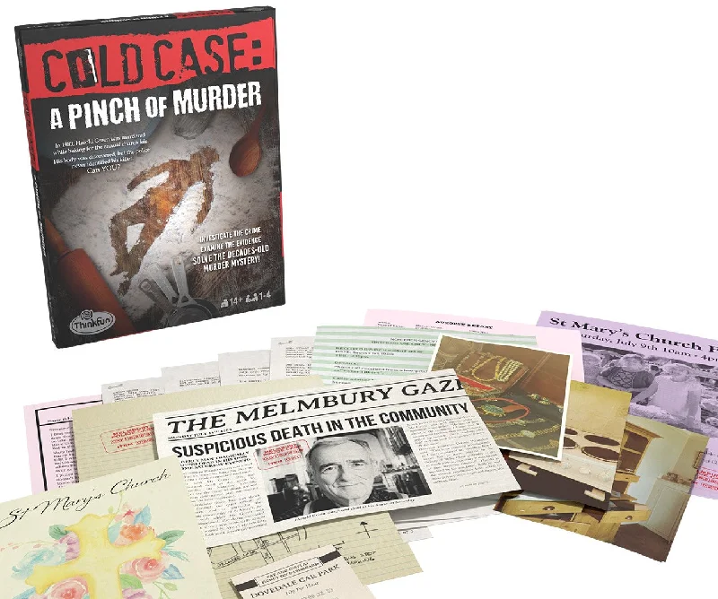 Thought-provoking puzzles ThinkFun Cold Case  A Pinch Of Murder