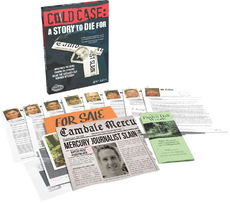 Time-consuming puzzles ThinkFun Cold Case A Story To Die For