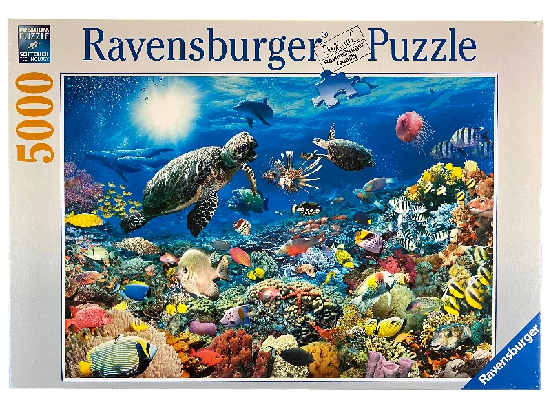 Age-appropriate puzzles Beneath The Sea 5000 Piece Puzzle