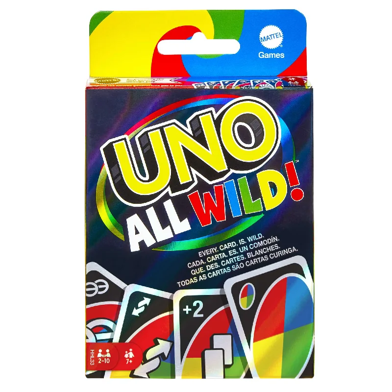 Challenging puzzles UNO ALL WILD CARD GAME