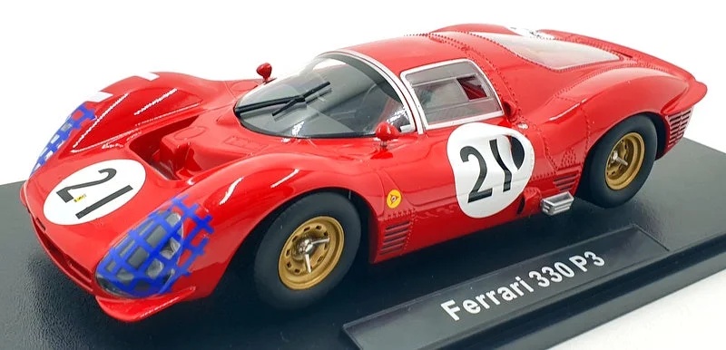 Fun toy carsWerk83 1/18 Scale Diecast W18022001 - Ferrari 330 P3 Le Mans 1966 #21
