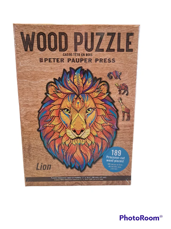 Social games Wood Puzzle - Lion