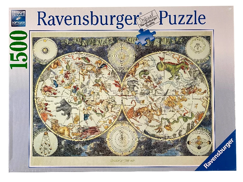 Intricate puzzles World Map Of Fantastic Beasts 1500 Piece Puzzle