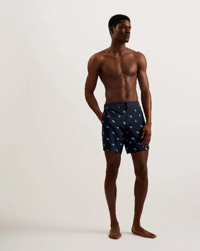 Exclusive discounts on men's fashion – shop today!  Lobta Embroidered Lobster Swimshort Navy
