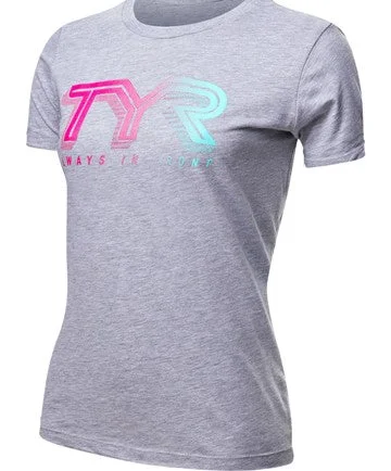 Get ready for your next season with amazing savings on all clothing. TYR Women's Ombre Team TYR Graphic Tee Get ready for your next season with amazing savings on all clothing. TYR Women's Ombre Team TYR Graphic Tee